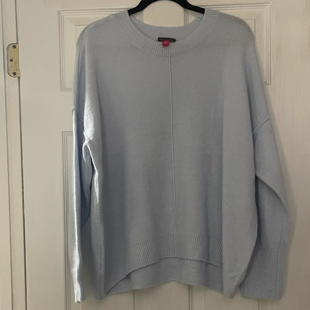 Vince Camuto Blue Crewneck Sweater